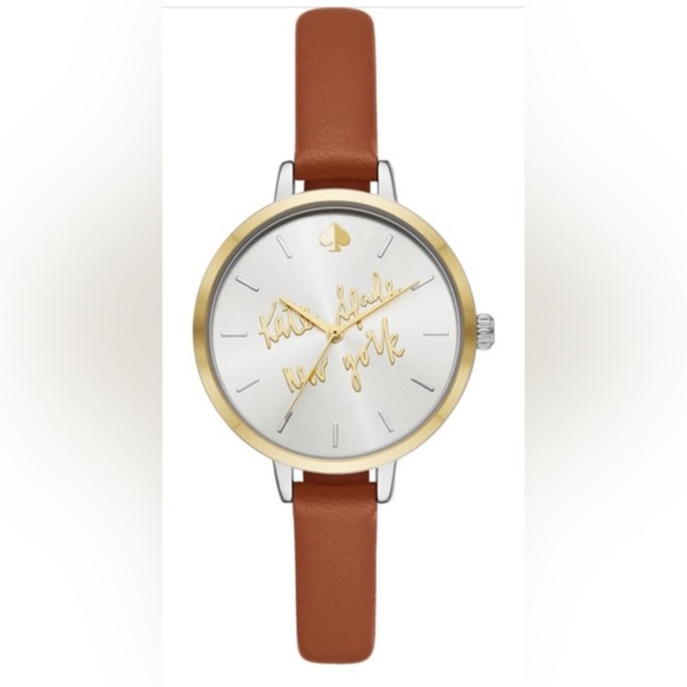 Kate spade ♠️ dial leather strap watch 34mm
